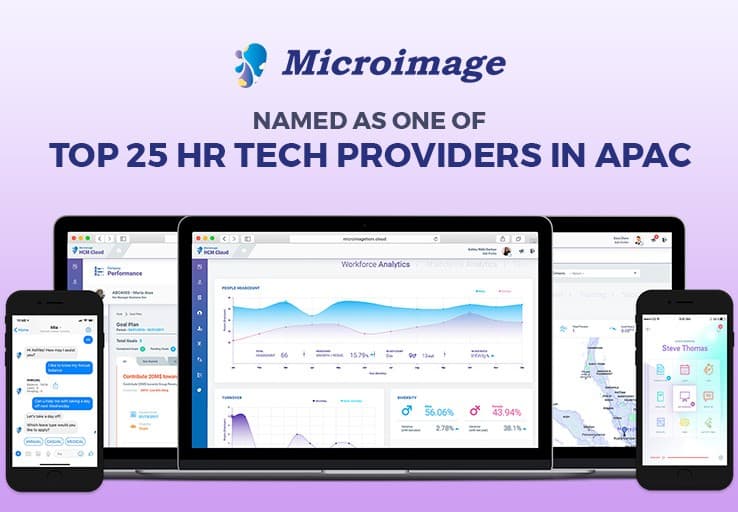 Microimage HCM named among Top 25 HR Tech Providers in APAC