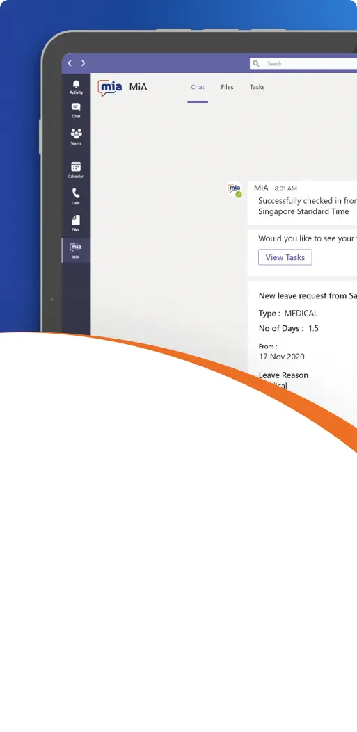 MiA ONE product screenshot