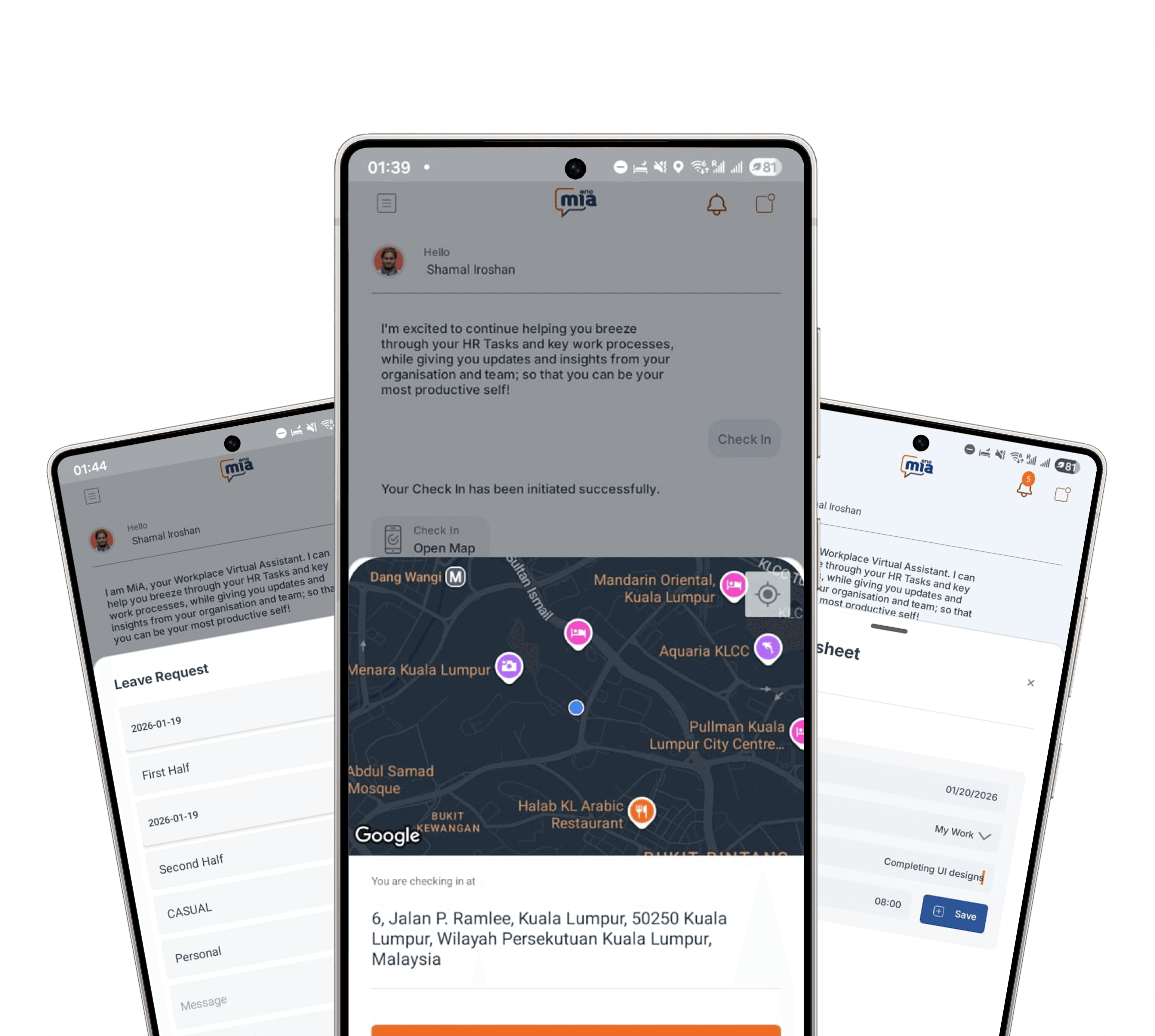 MiA ONE product screenshot