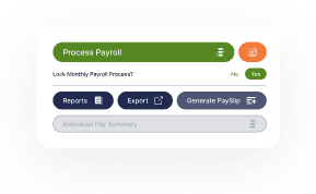 Payroll processing panel