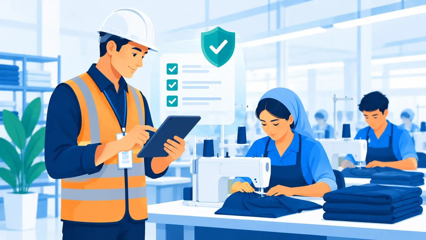 Safety Inspection on the Factory Floor