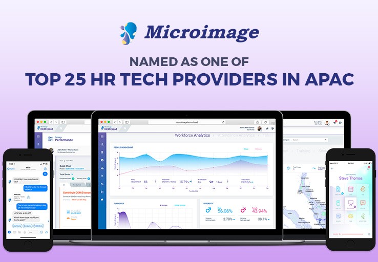 Microimage HCM Named as One of Top 25 HR Tech Providers in APAC 3