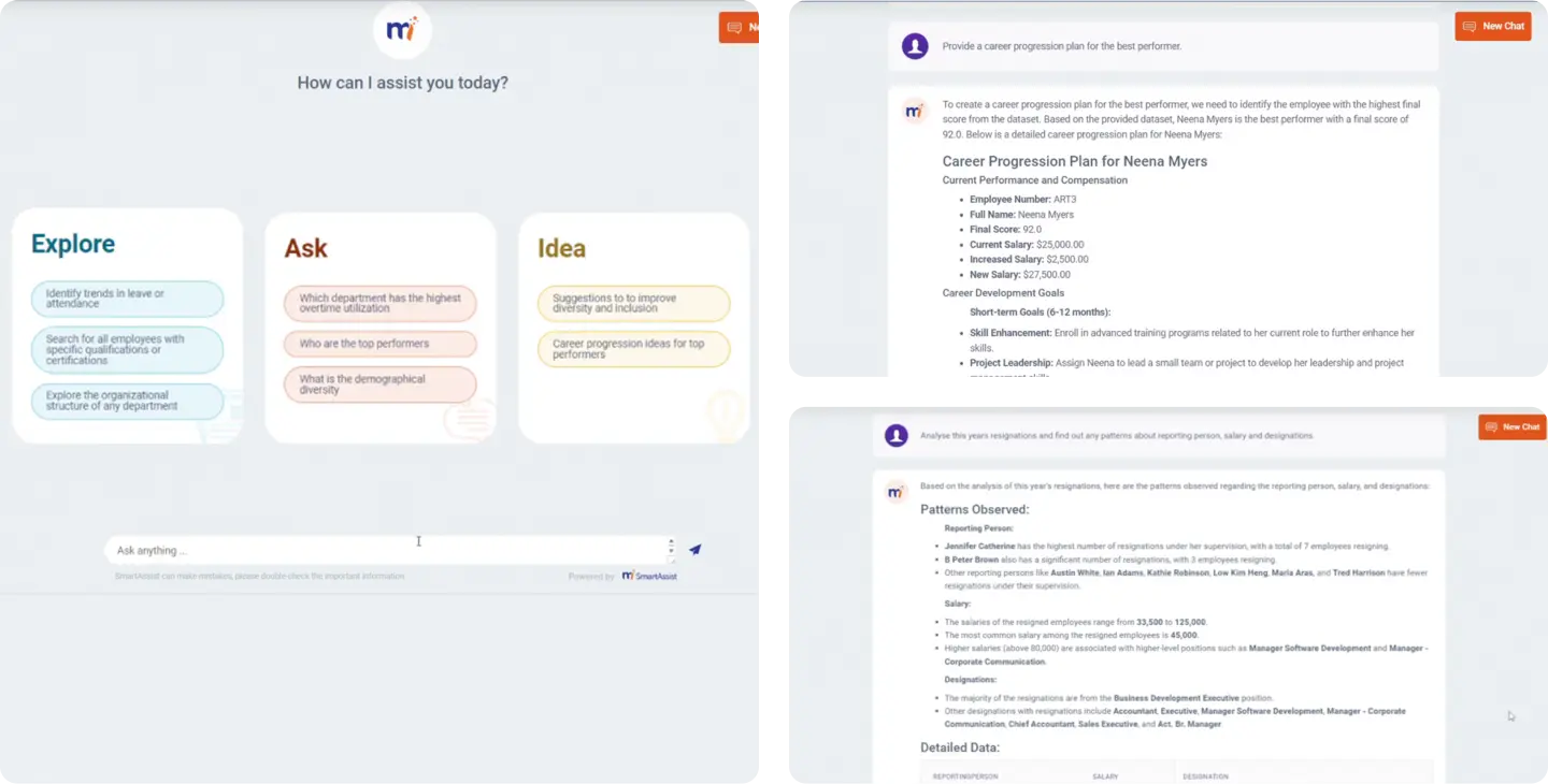 MiHCM SmartAssist for Insights