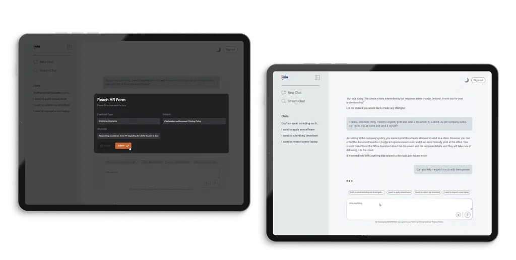 MiHCM’s MiA ONE: The unified AI employee experience app 2