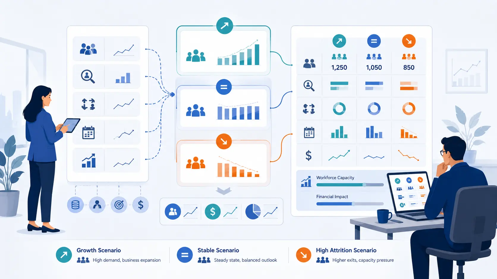 Predictive analytics in HR: From headcount planning to succession risk 2